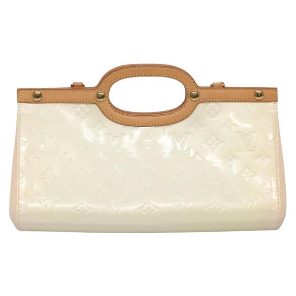 LOUIS VUITTON Monogram Vernis Roxbury Drive Hand Bag Perle M91374 - Picture 2 of 16